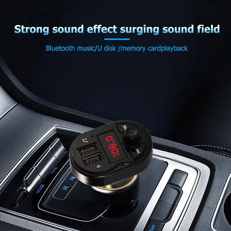 Bluetooth FM передатчик, автомобильный комплект свободные руки автомобильный Стайлинг MP3 музыкальный проигрыватель TF флеш Музыка 5V 3.1A USB Зарядное устройство 12 V-24 V FM модулятор