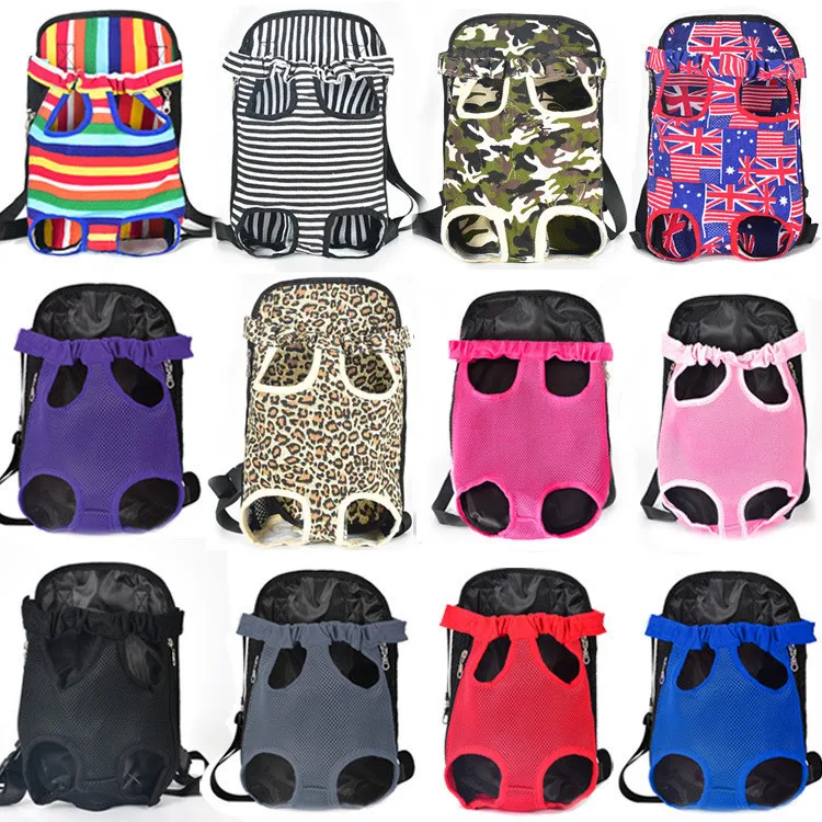 Pet Dog Carrier Backpack Adjustable Front Cat Travel Bag Mesh Camouflage for small dog cats | Дом и сад