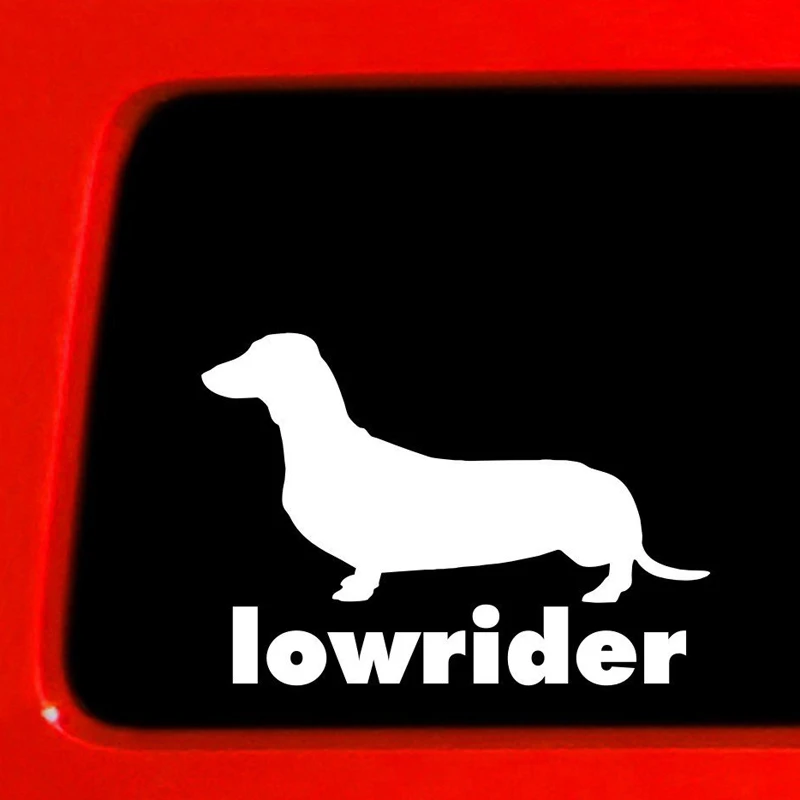 Наклейка с надписью такса wiener dog Lowrider 6 дюймов | Игрушки и хобби