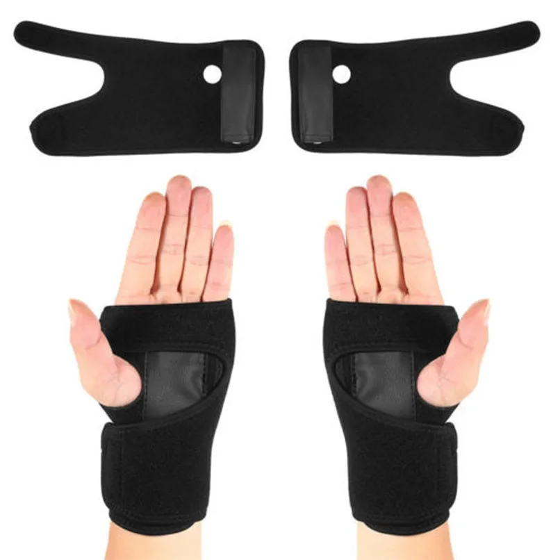 Left and Right hand Унисекс фиксатор запястья руки Поддержка карпальный тоннель шина артрит растяжение Стабилизатор ремень левый/правый ремешок поддержки запястья#2y04 - Цвет: Left and Right hand