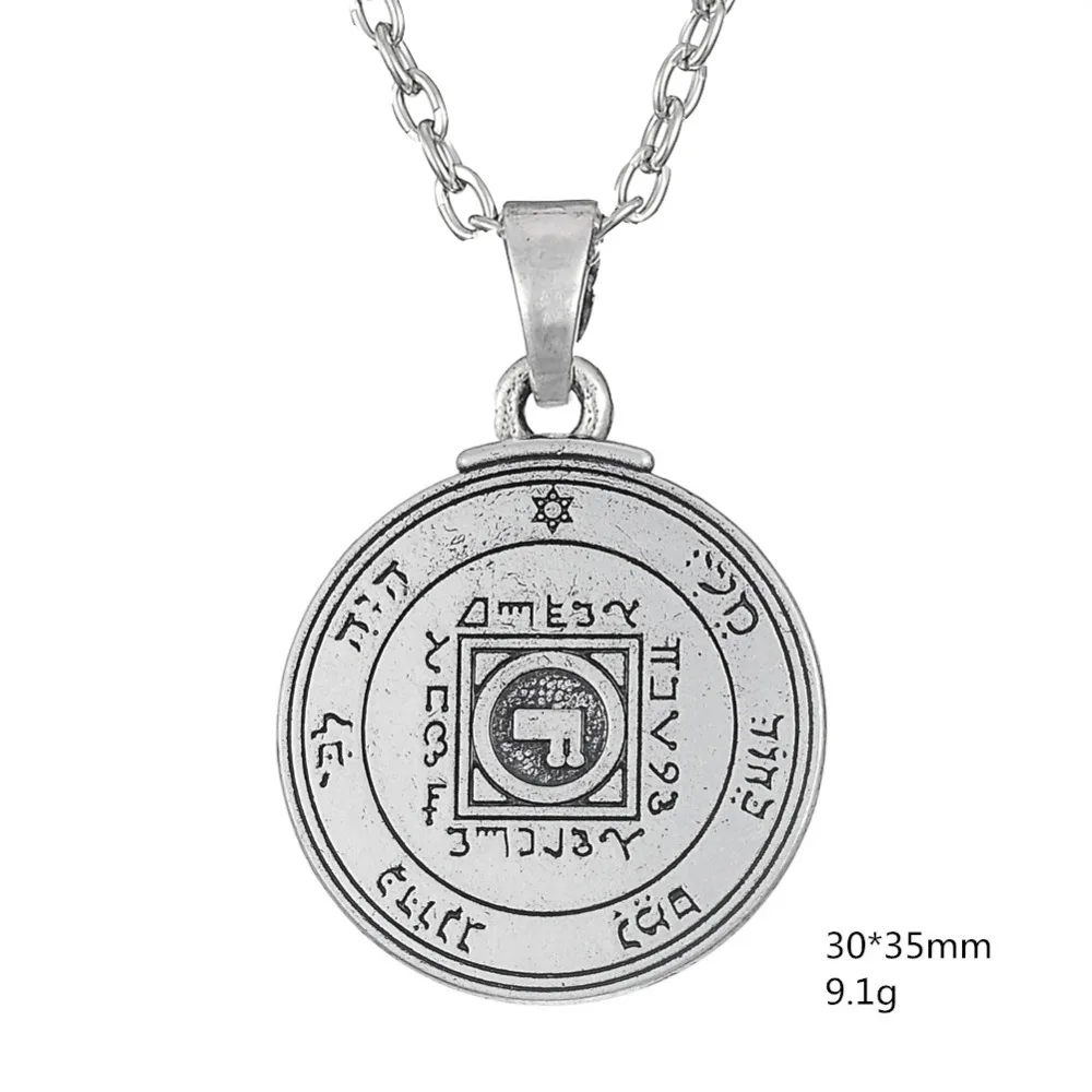 Dawapara ключ Соломона Ultimate Love Talisman готическое винтажное ожерелье мужские украшения