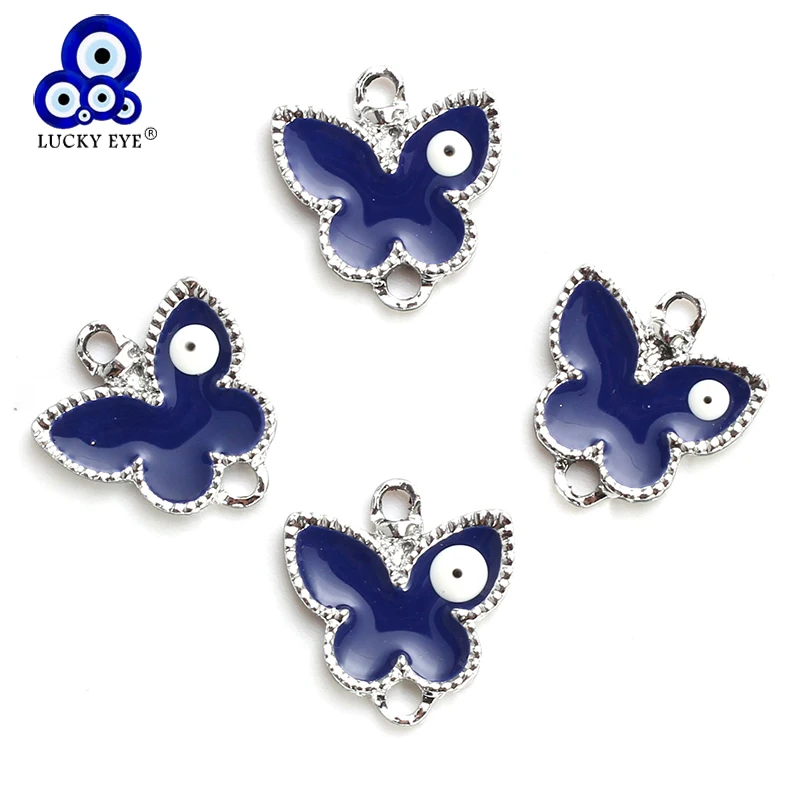 Браслет-бабочка Lucky Eye 10 шт. подвеска-коннектор для ювелирных изделий и