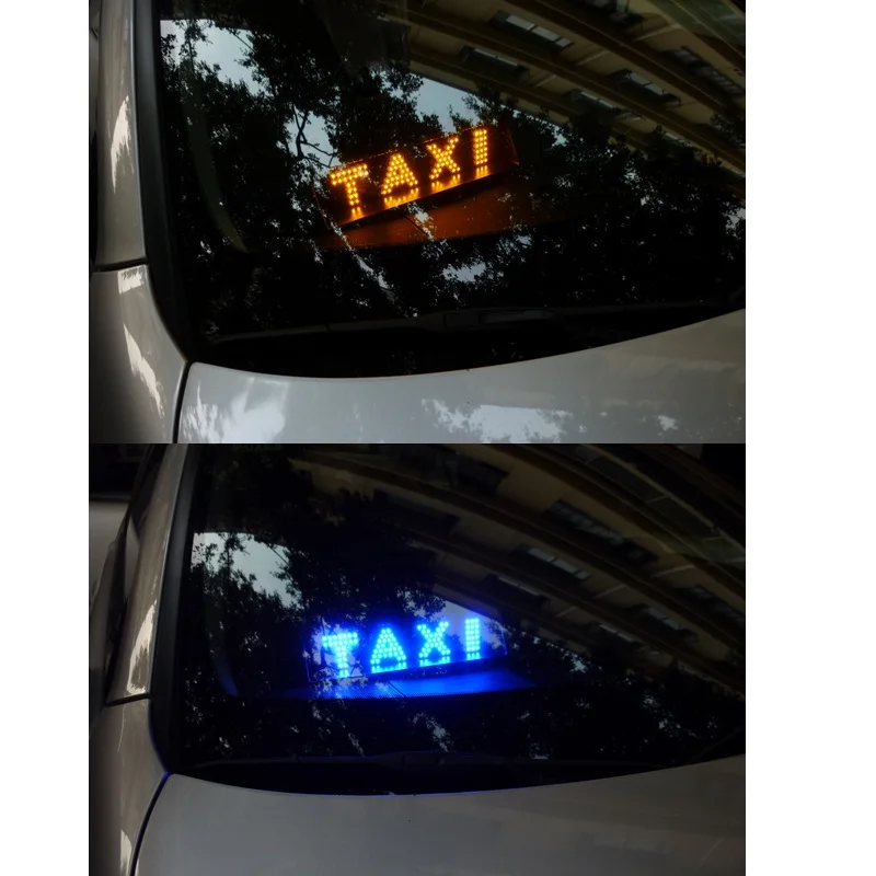 Daytime running lights for the car TAXI led light Cab indicator Car Custom design Fog Red/Blue/White/Yellow/Green |