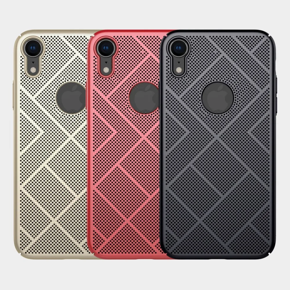 NILLKIN Air Чехол для Apple iphone XR теплорассеивающий ПК жесткий пластиковый чехол для телефона для iphone XS Max чехол для телефона house