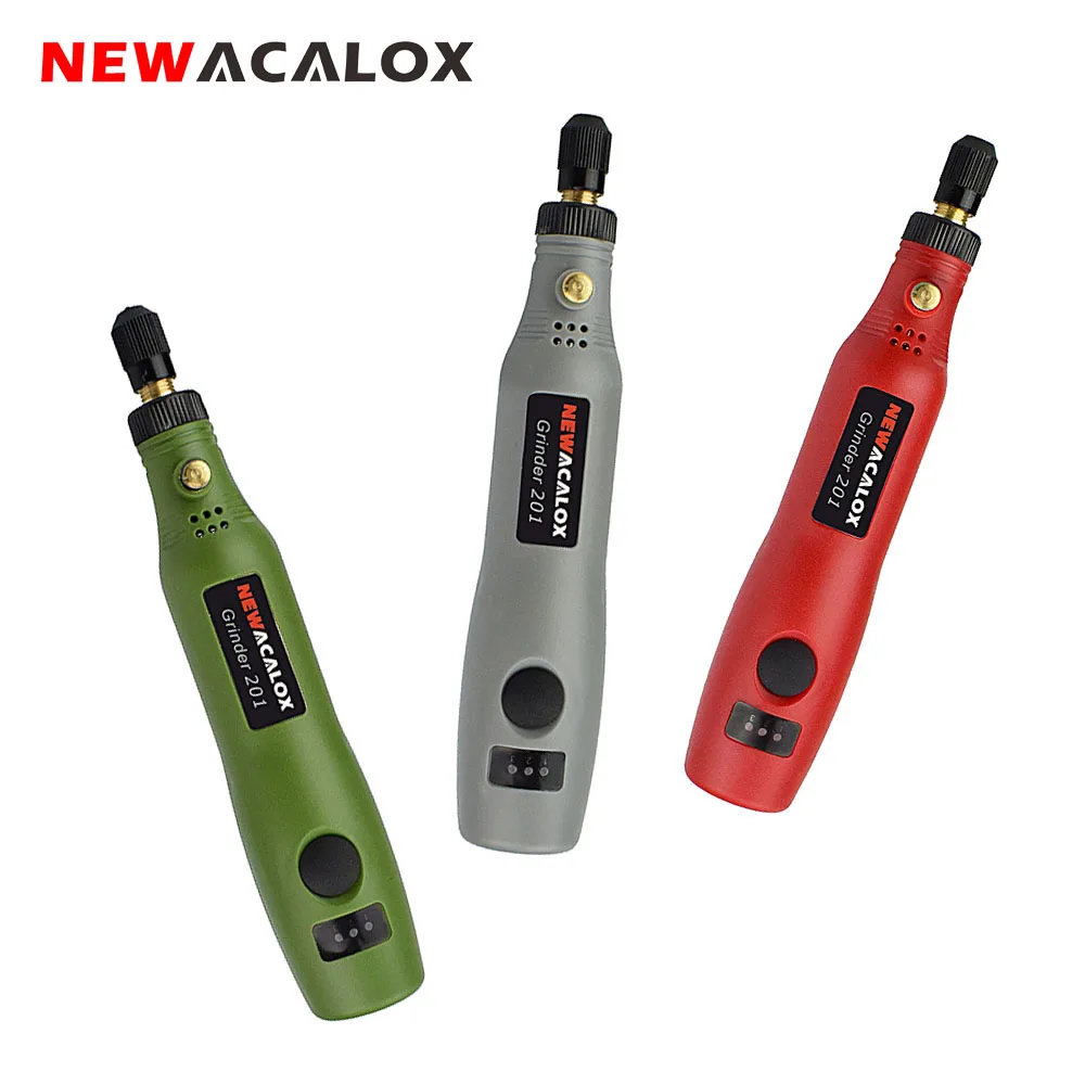NEWACALOX 10 Вт Мини DIY беспроводной электрический шлифовальный станок набор USB 5 в DC Переменная скорость вращающиеся инструменты резьба по дереву ручка для фрезерования гравер