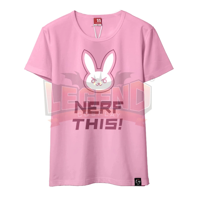 Футболка dva популярная игра герои Dva косплей костюм для взрослых топ понк рубашка