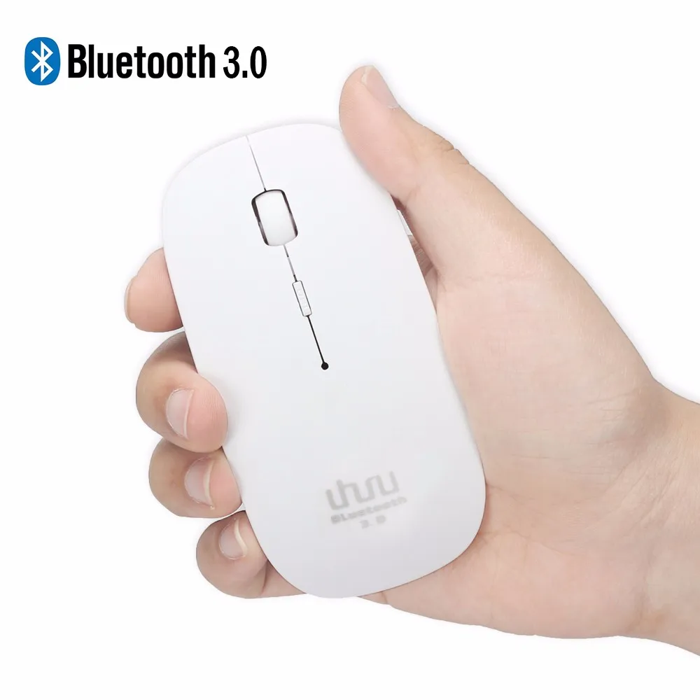 Беспроводная мышь uhru, перезаряжаемая, USB, Bluetooth, 3,0, бесшумная, бесшумная, оптическая мышь с 1200 dpi, для ПК, ноутбука, аксессуары