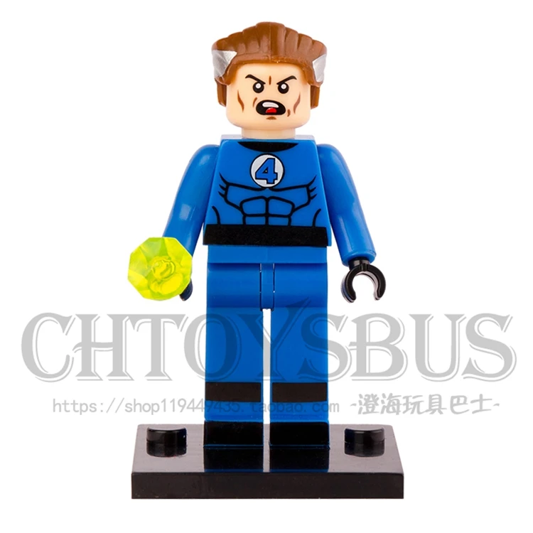SingleSale Mr. Fantastic Four Reed Richards с длинными ножками minifig собрать супер героев