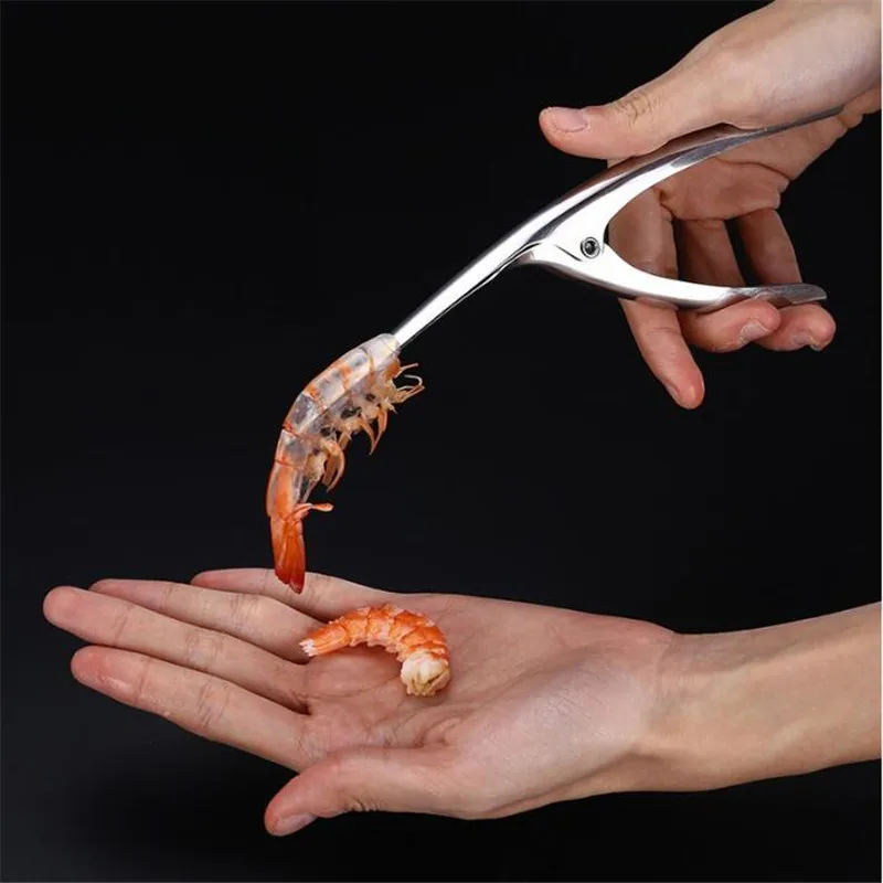 Нержавеющая сталь Ресторан легкая кухня креветки пилинг плоскогубцы удобный