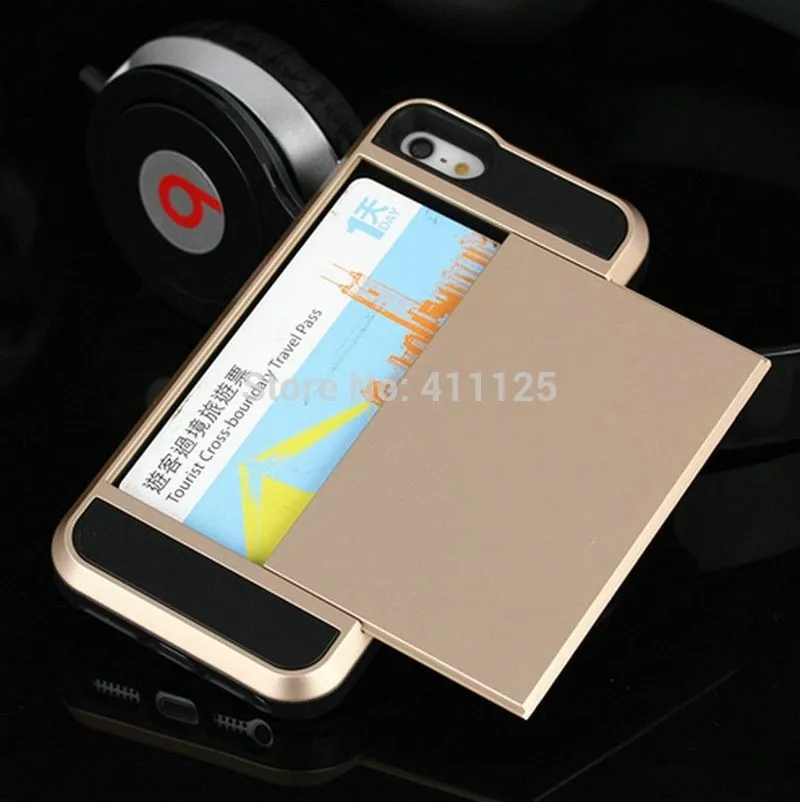 Гибридный тонкий армированный чехол-накладка на заднюю панель для iPhone 6 Plus / 5S 5C 5 4S