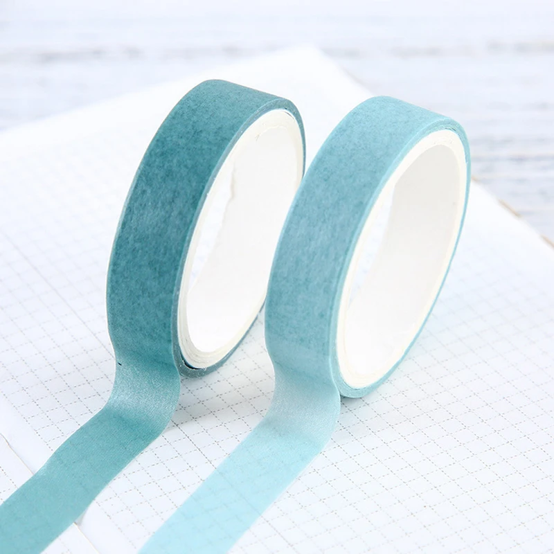 5 шт. кор. 1 см * 3 м многоцветная простая однотонная Васи-лента diy Украшение для