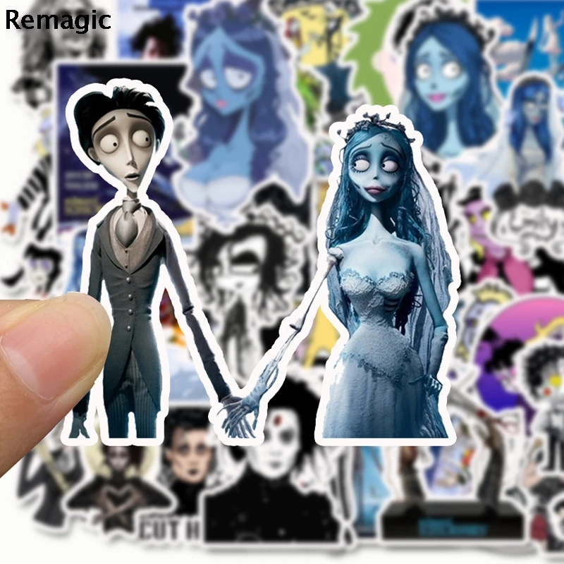 50 шт. Tim Burton pasters fans Переводные картинки Скрапбукинг diy наклейки для украшения телефона водонепроницаемые Мультяшные аксессуары Подарки