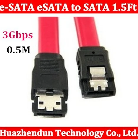 Защитный внешний кабель для передачи данных e SATA eSATA F/F 1 5 фута 3 Гбит/с бесплатная