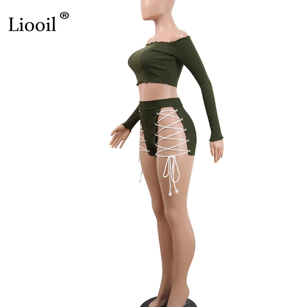 Liooil, Сексуальные клубные, на шнуровке, обтягивающие шорты, для женщин, летняя мода, средняя талия, на молнии, черные, белые, женские, вечерние, для женщин, s, шорты, Rave Outfit
