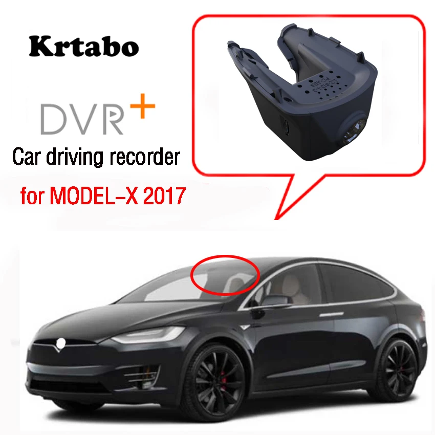 Для Tesla MODEL X 2017 Автомобильный видеорегистратор Wifi камера высокое качество ночное