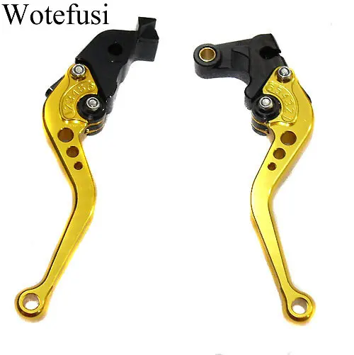 

Wotefusi Gold Aluminum Hand Clutch Brake Lever For YZF1000 R6 2009 09 Handlebar [CN66]