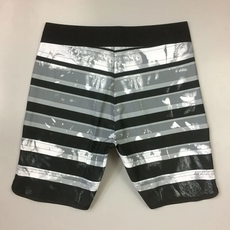 

Men's Striped Board Shorts Quick Dry Beach Shorts Swim Trunks Male Bikini Swimwear Surfing Shorts Short De Bain Homme Banadore