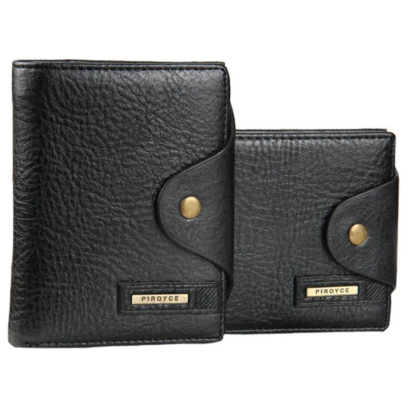 New arrival Cowhide Genuine Leather Men wallet with Hasp zipper money bag man purse coin pocket card holder | Багаж и сумки