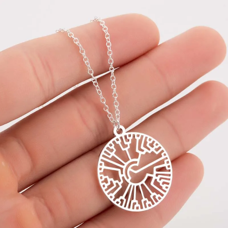 Панк эволюция в форме дерева ожерелье креативное филогенное дерево кулон виде