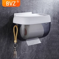 bvz bathroom shelves bathroom paper holder wall mounted bathroom tissue dispenser napkin box waterproof toilet paper shelf
