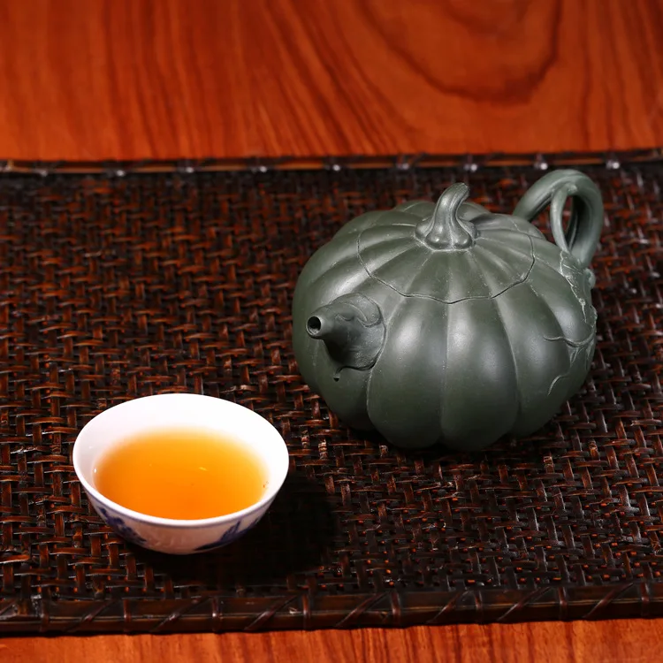 Знаменитая фиолетовая глина yixing pot artist, настраивает все ручные тыквы Фиолетовый Глиняный заварочный чайник чайный набор для путешествия и подарков