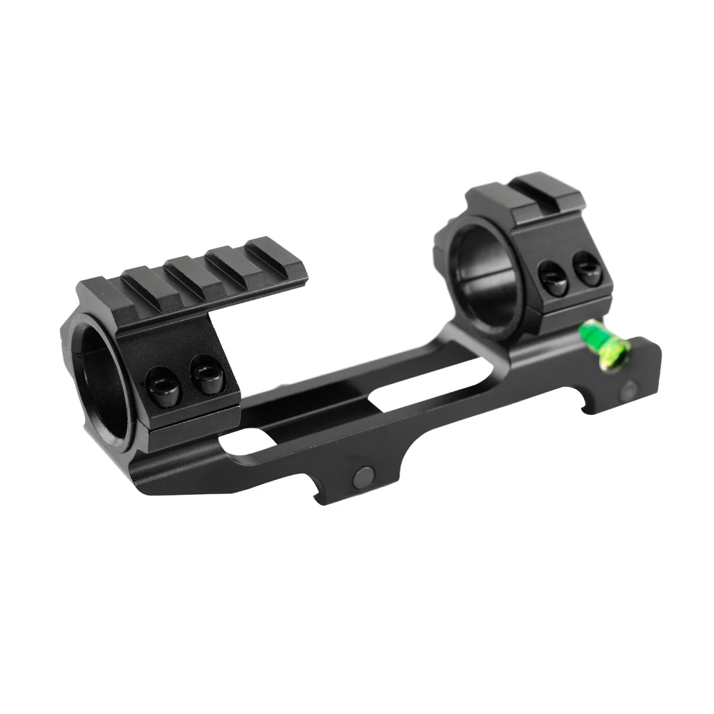 Scope Mount Dual Ring with Spirit Bubble Level Fit 20 mm Picatinny Rail for Tactical Rifle 25.4/30mm hunting | Спорт и развлечения