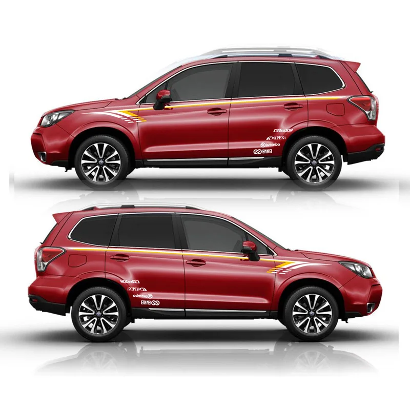 Автостайлинг TAIYAO Спортивная Автомобильная наклейка для Subaru 2014 2018 Forester Mark Levinson