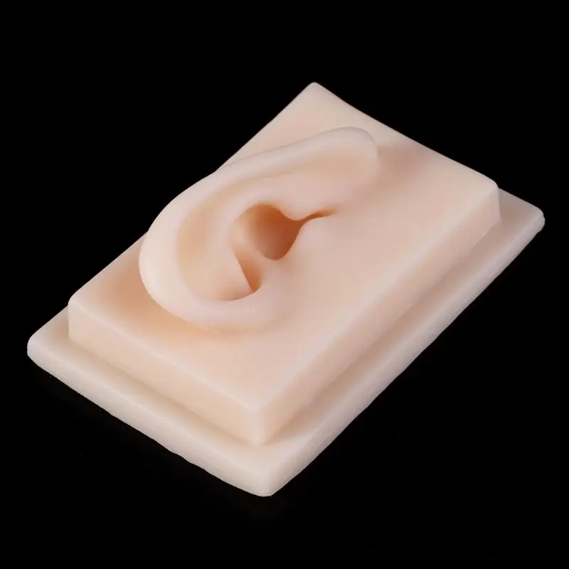 Человеческое мягкое Силиконовое левое ухо модель жизненный размер