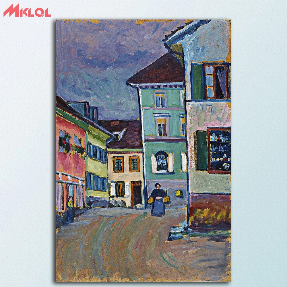 Murnau Top of the Wassily Kandinsky декоративные краски домашний декор на холсте современное