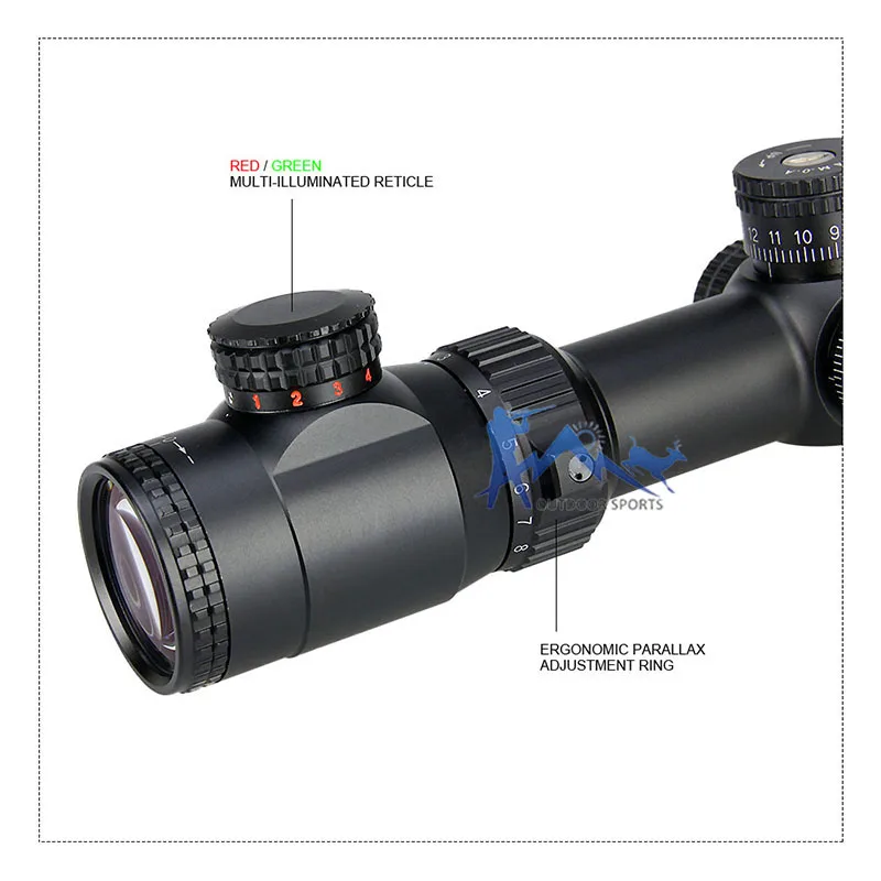 Canis Latrans Новый тактический военный MT2 8x32 два Цвет кровянистые выделения прицел для