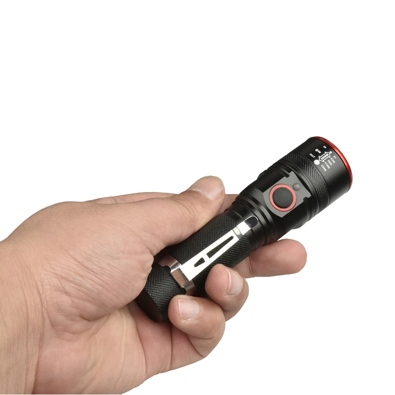 Z20Litwod 1511 5200LM USB Перезаряжаемый Фонарик XML-T6 светодиодный фонарик с масштабированием 4 режима фонарь для 18650 с usb-кабелем для кемпинга