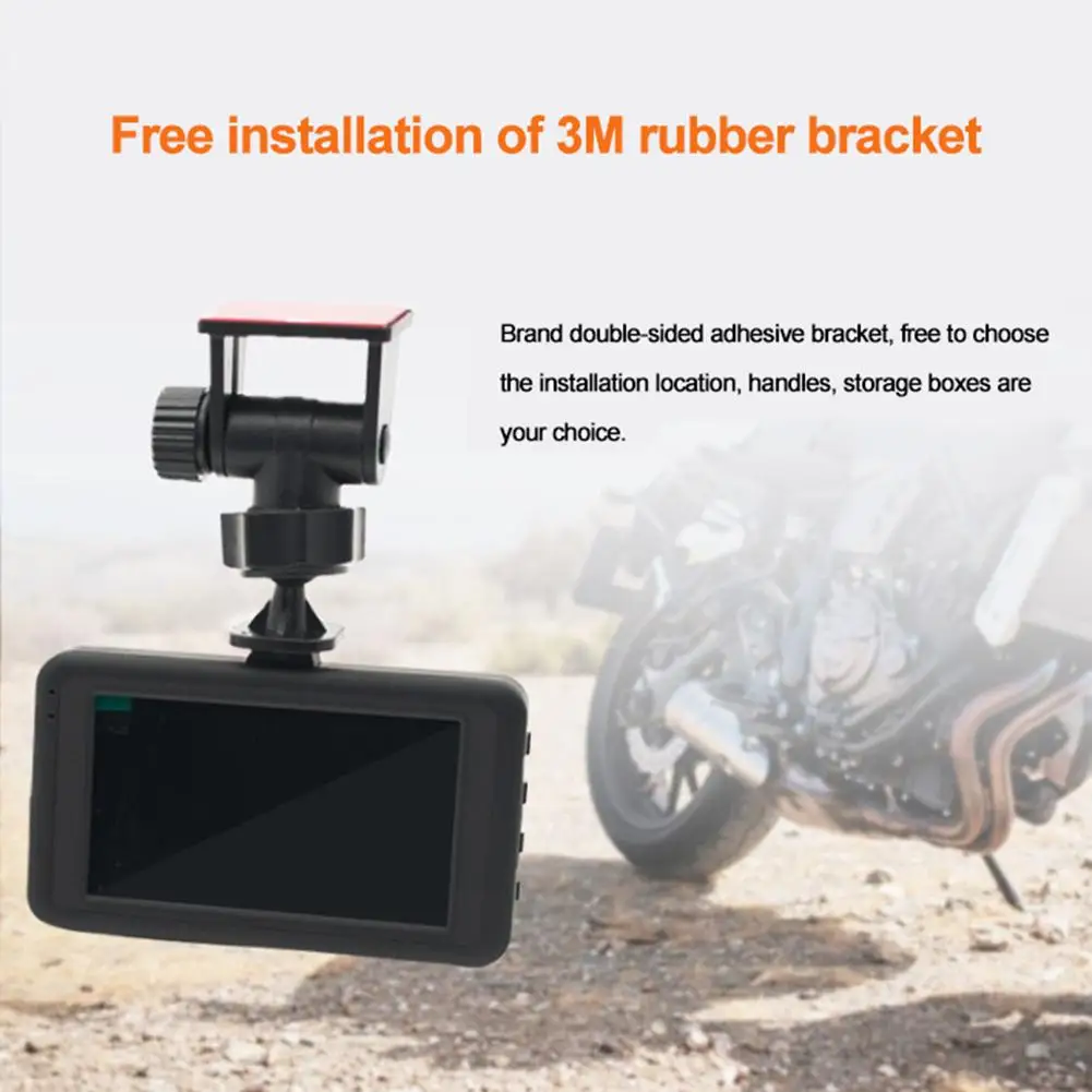 3.0 Inch Screen Display MT21-B Motorcycle Riding Recorder HD Front And Rear Double Lens Separation Locomotive Driving Recorders |