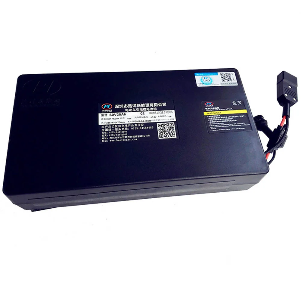Съемный аккумулятор для электрического велосипеда 60 v 20ah 1000 W halley Электрический