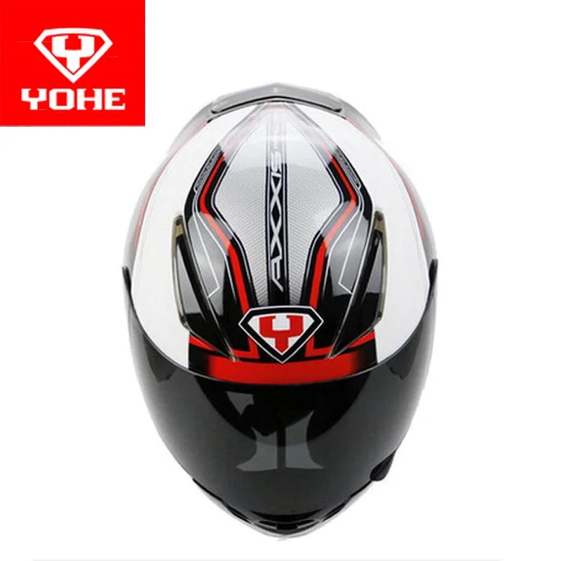 Новинка 2017 мотоциклетный шлем YOHE на все лицо гоночные шлемы для мотоциклов из АБС