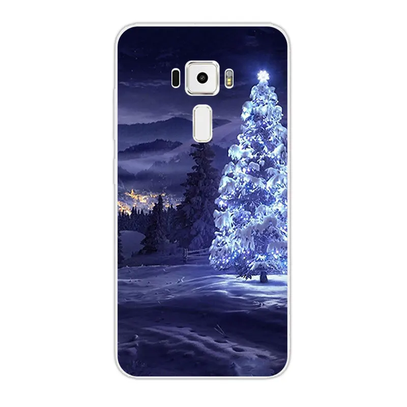 18 Для Asus Zenfone 3 ZE552KL ZE520KL Max ZC550KL ультра тонкий чехол из ТПУ и силикона с рождественскую ночь задняя крышка из прозрачного Fundas 5,5 дюймов Coque - Цвет: 18