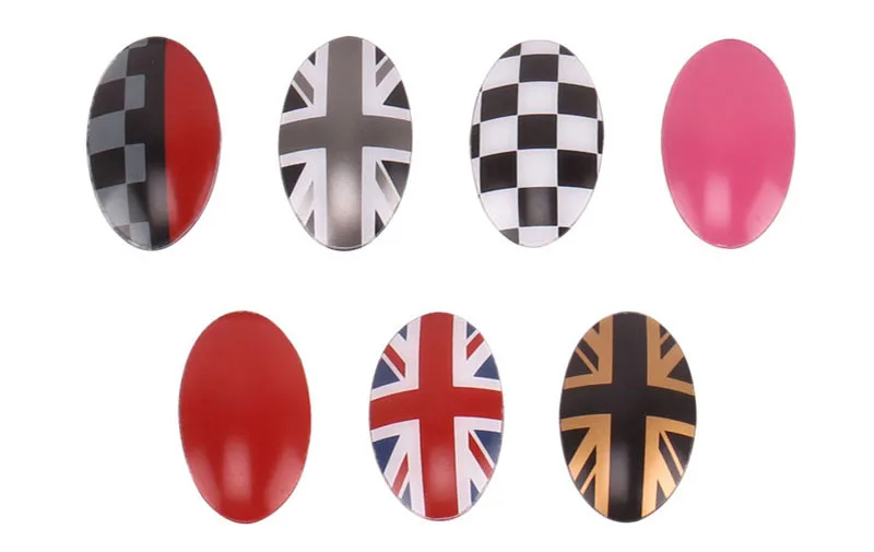 2PCS Union Jack Car Gear Shift Knob Panel Cover Cap Emblem Stickers for MINI Cooper S ONE JCW F55 F56 F57 F54 Countryman Clubman |