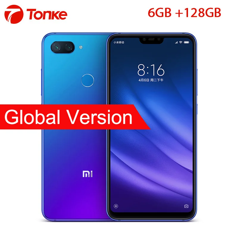 Глобальная версия Xiaomi Mi 8 Lite 6GB ram 128GB rom 6 26 &quot19:9 Нотч полный экран Snapdragon 660 AIE
