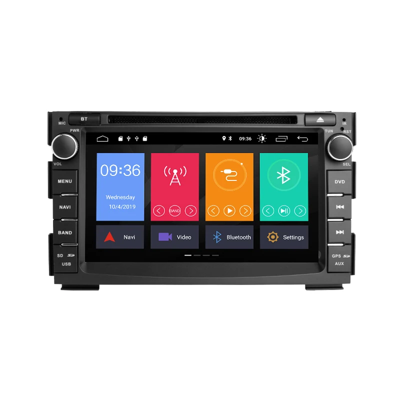 Автомобильный мультимедийный плеер IPS DSP 4 Гб 64 2Din Android 10 для Kia Ceed 2010 2011 2012 Venga
