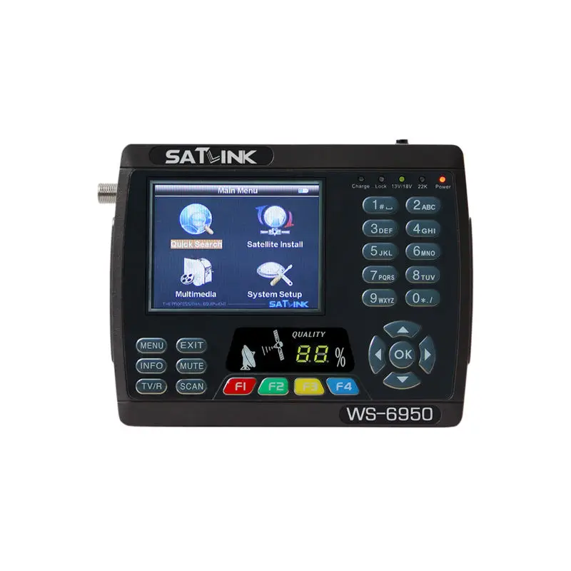 Оригинальный Satlink WS 6950 3 5 дюймов цифрового спутникового сигнала Finder метр WS6950