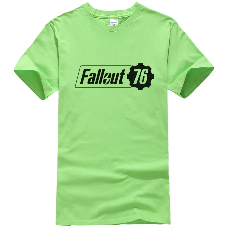 Игра Fallout 76 Футболка мужская повседневная Летняя футболка с короткими рукавами футболки из хлопка футболки высокого качества T267