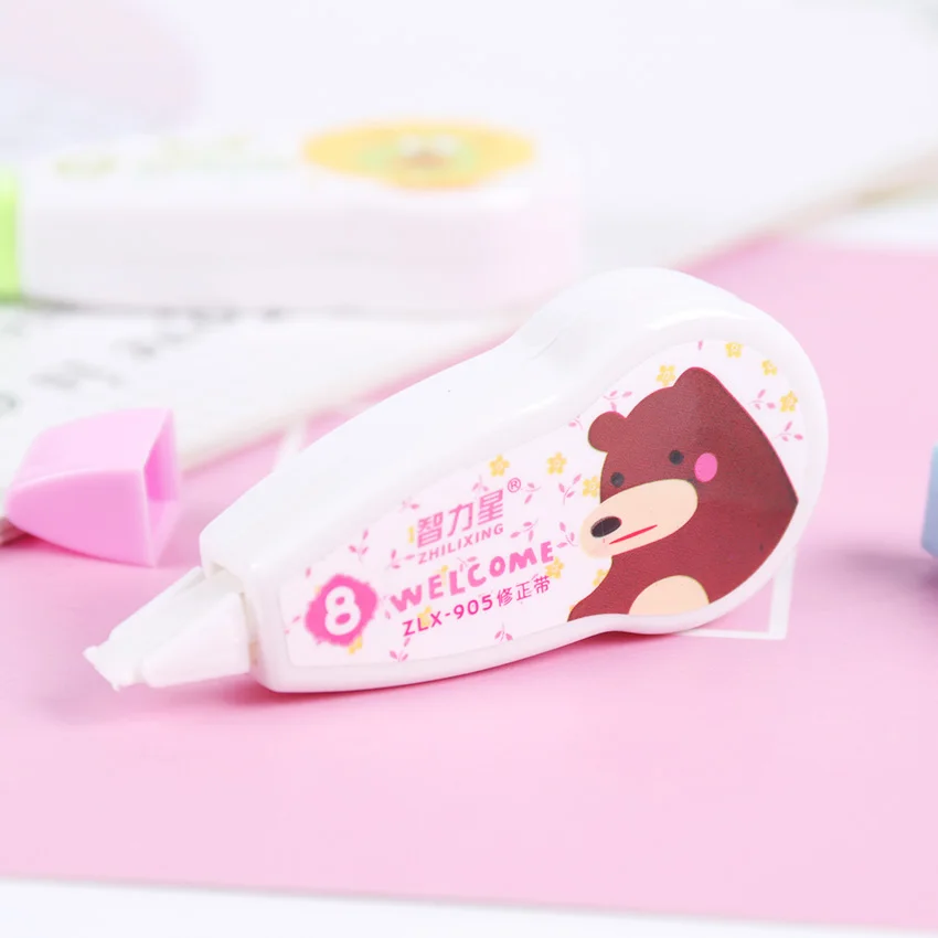 1 шт мультфильм Стиль коррекции ленты материал Kawaii Канцелярские Принадлежности