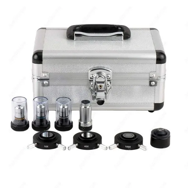Тринокулярный микроскоп с контрастной фазой амскоп 40X 1600X тринокулярный +
