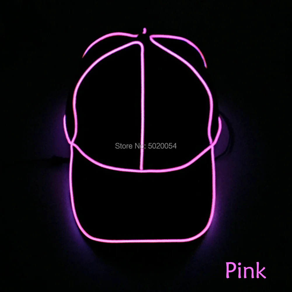 Модная бейсбольная кепка EL Wire s Gorras со светодиодной подсветкой, хип-хоп кепка на лето и весну, светильник, светящаяся Кепка для мужчин и женщин