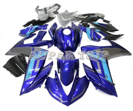 Высококачественный матовый черный синий комплект кузова для Yamaha R3 R25 полный Мотоцикл Обтекатели пластиковые детали