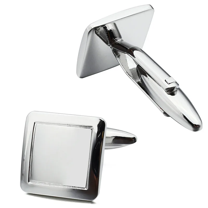 Модные квадратные мужские запонки для рубашек свадебных аксессуаров лучший