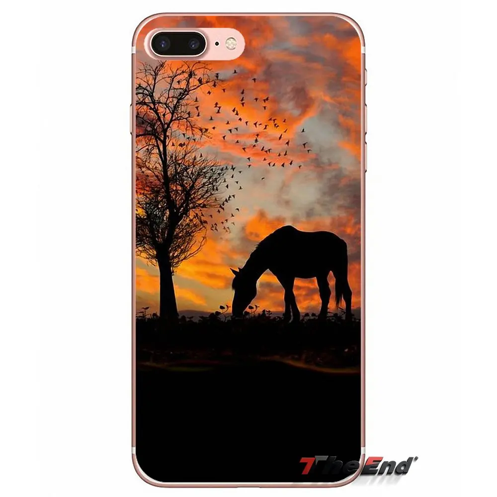 images 6 Защитный чехол для телефона чехол для huawei G7 G8 P7 P8 P9 Lite Honor 4C 5X 5C 6X Коврики 7 8 9 Y3 Y5 Y6 II 2 Pro лошадь хребет закат - Цвет: images 6