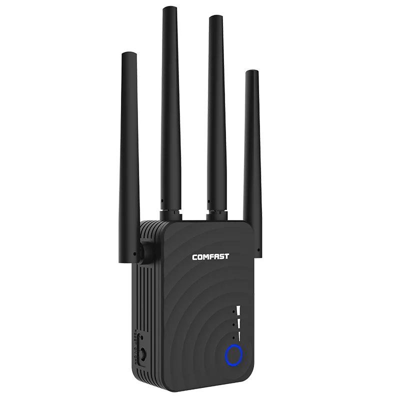 Comfast 1200Mbps 4 Antenna WiFi Range Extender Wireless Repeater Dual Band Wifi Signal Amplifier Booster Router CF-WR754AC | Компьютеры и