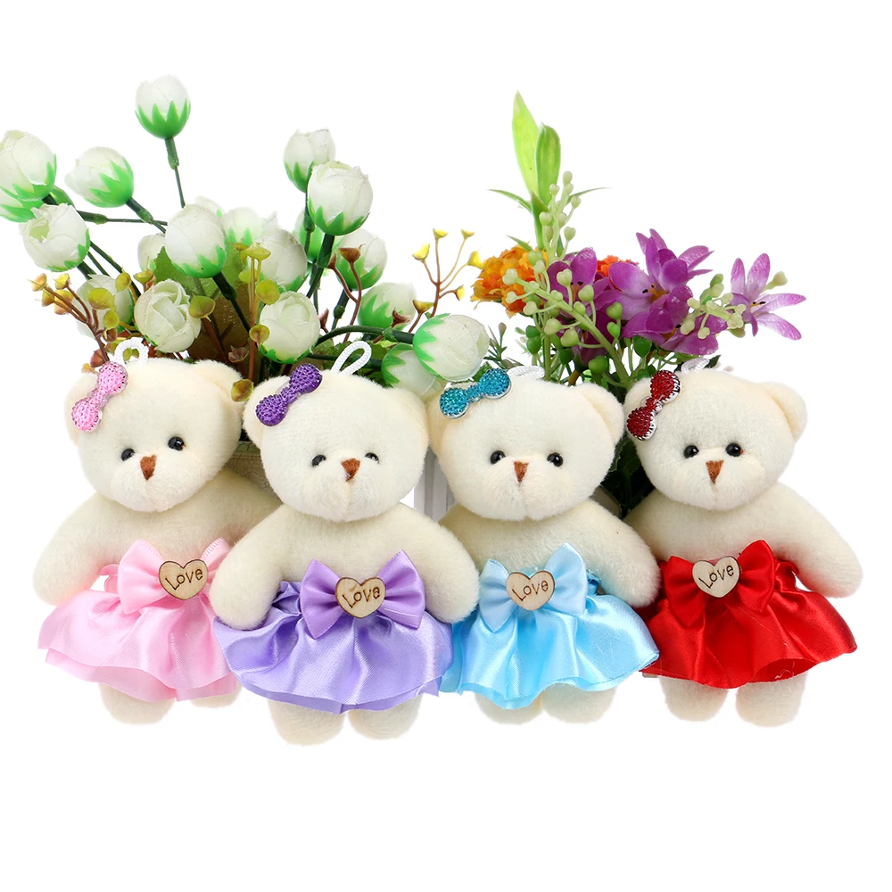 Для Рождественский подарок деревянный любовь Дизайн плюшевые Игрушки платье