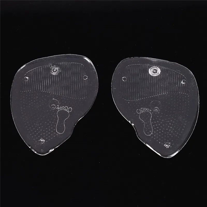 1 пара мягкие прозрачные силиконовые гелевые стелька для переднего отдела стопы