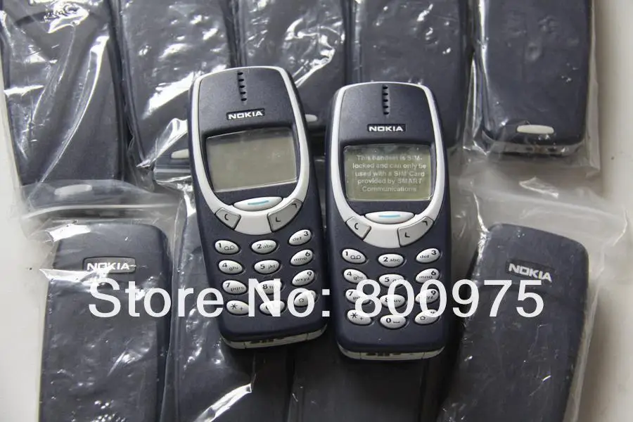 10 шт./партия, оригинальные мобильные телефоны Nokia 3310 2G GSM 900/1800 разблокированный Восстановленный дешевый телефон